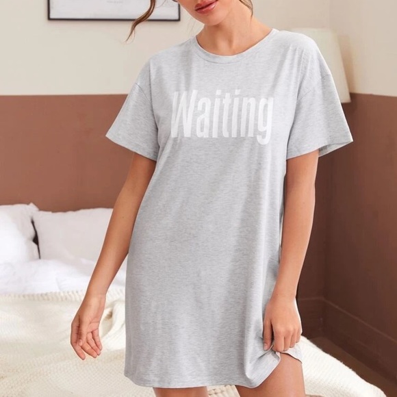 Other - SOLD Women’s letter print night dress S NWT